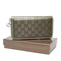 gucci donne portafoglio -10-gray-plastique-face